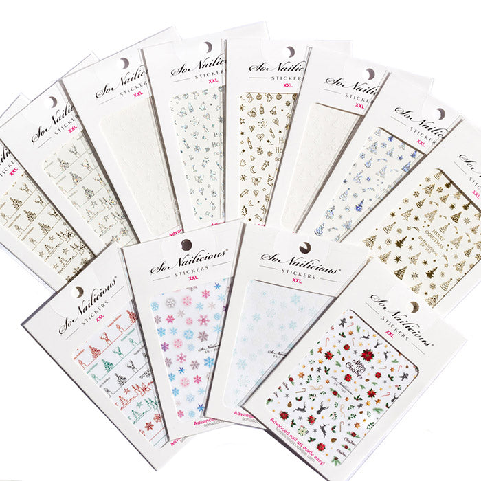 All-In-One MERRY CHRISTMAS 2023 Nail Sticker Set - SAVE 35% - ONLY 1 LEFT!