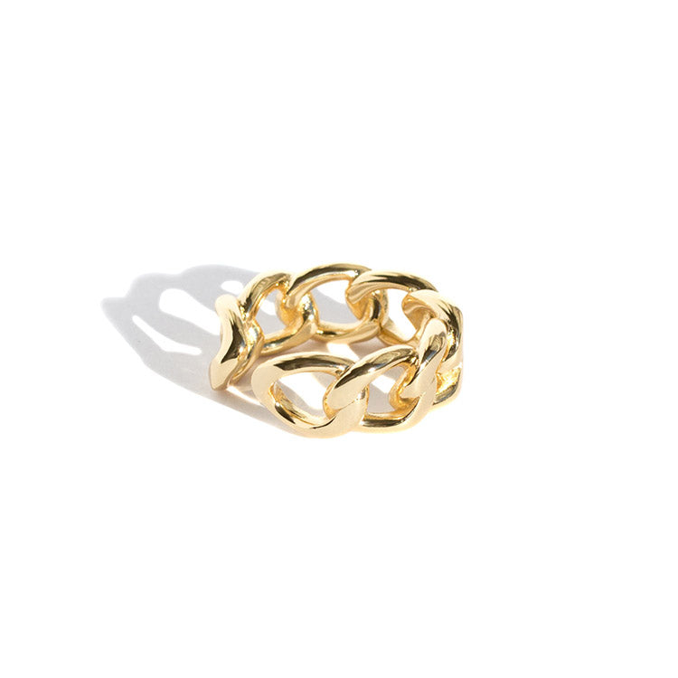 Chunky chain link ring