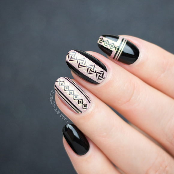 geometric nail art stickers
