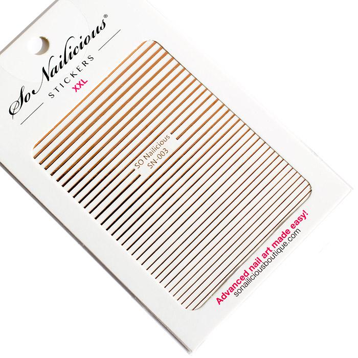 rose gold stripes stickers