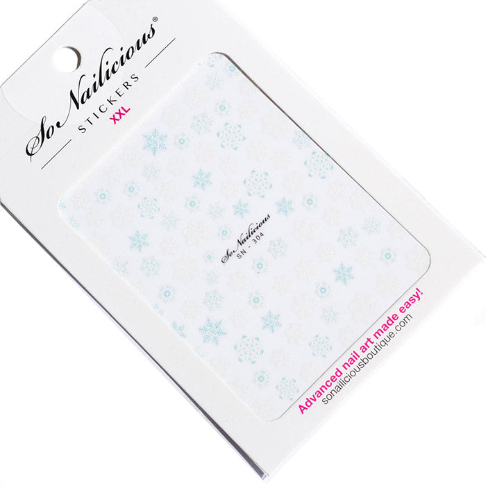 Multi-Color Snowflake Stickers – elegancenailsupply