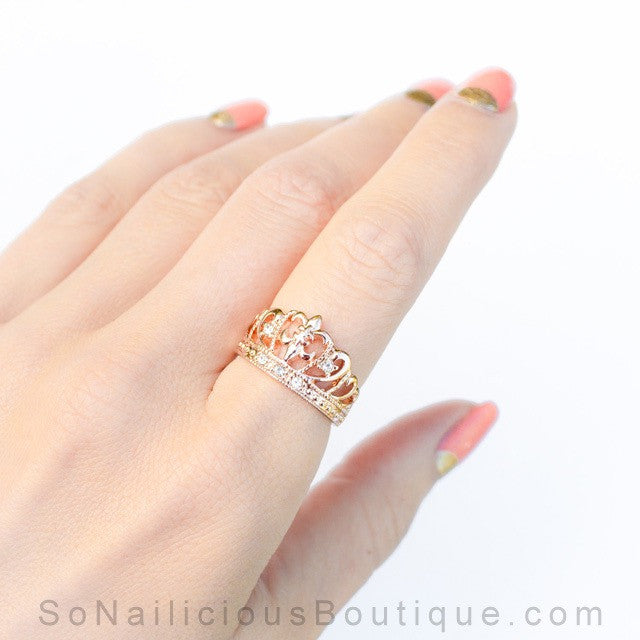 1 Gram Gold Plated Crown Stylish Design Best Quality Ring for Men - Style  B420 at Rs 1450.00 | सोने का पानी चढ़ी हुई अंगूठी - Soni Fashion, Rajkot |  ID: 2851999615055