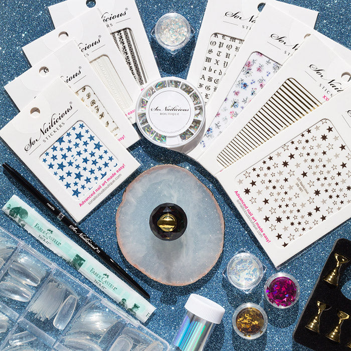 INSTA STAR nail art kit - Coffin nail tips