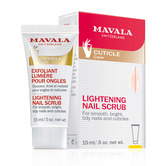 Mavala Lightening Scrub Mask, remove nail stains