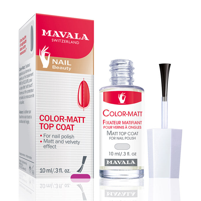 Mavala Matte top coat for flawless matte nails look