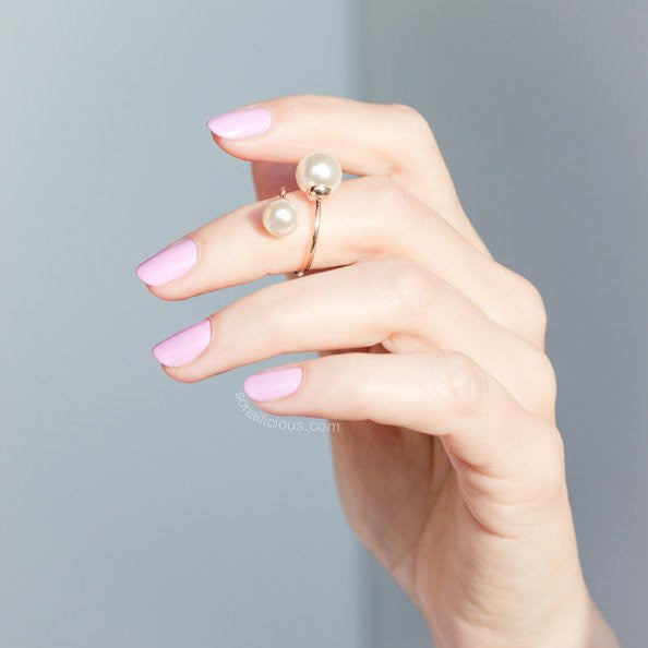 Mother of Pearls Ring - Platinum & Gold - ONLY 1 LEFT!