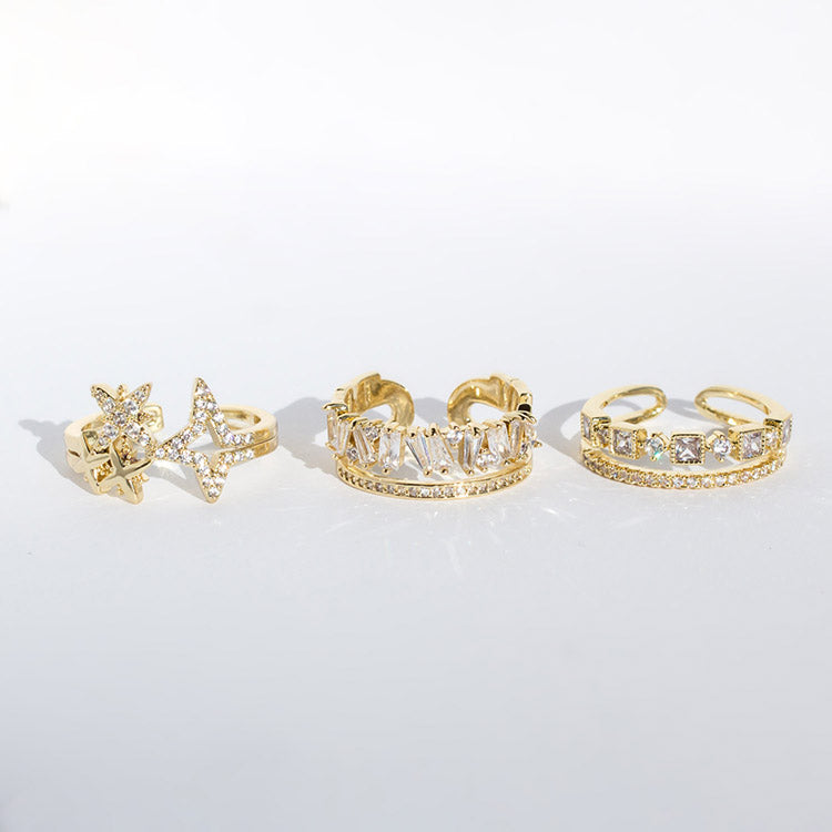 Starlight ring and Tiara ring - sonailicious collection