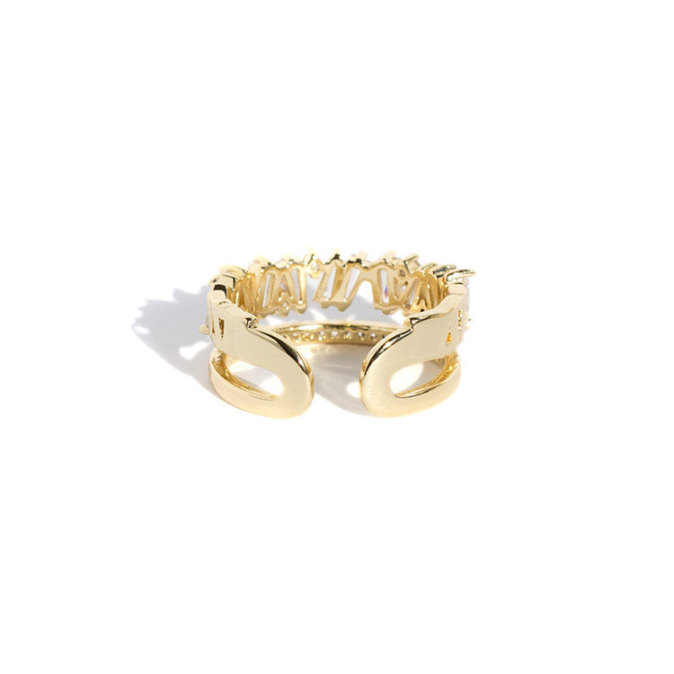 Diadem Ring in 18kt gold - SoNailicious Boutique