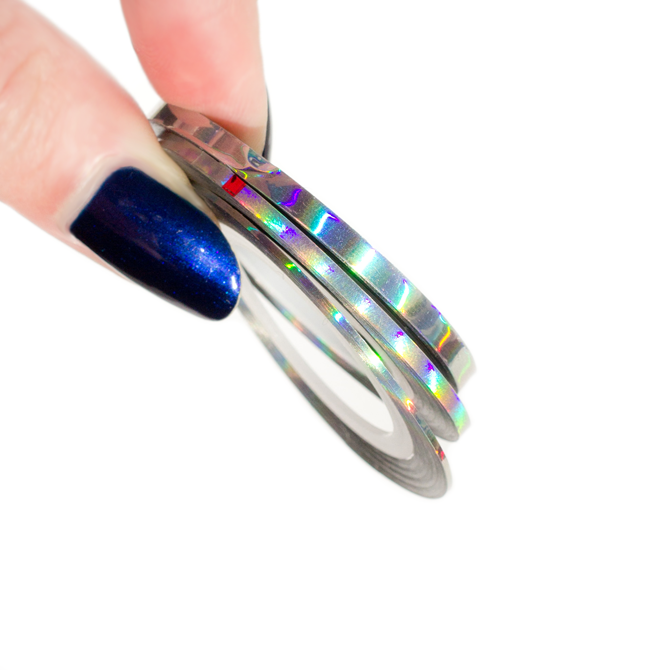 Holographic Nail Art Tape for easy Holographic Nails