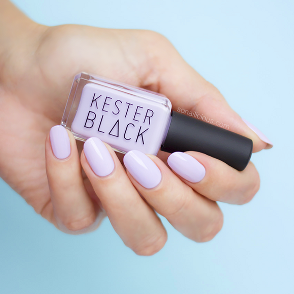 KESTER BLACK Luna, light lavender nail polish