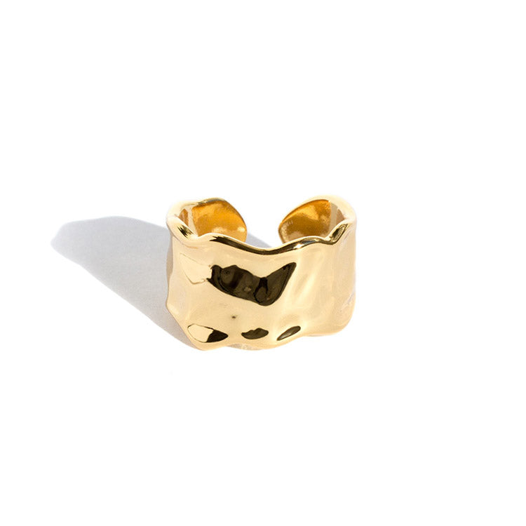 Textured Gents Gold Band Ring