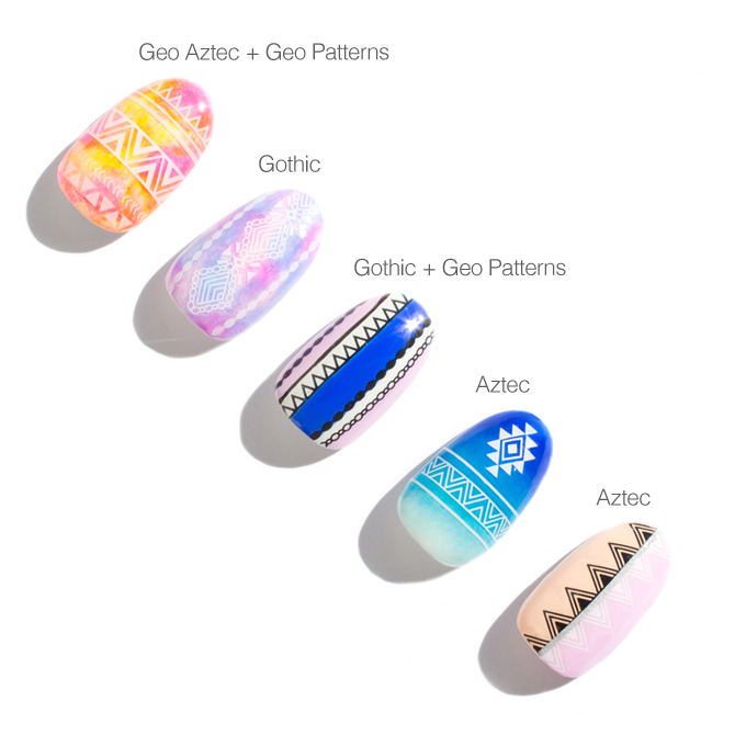 Nail art ideas with nail stickers