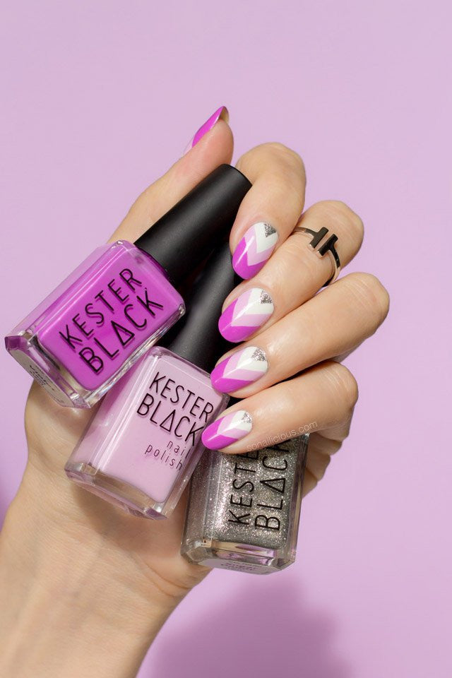 Purple Nail design