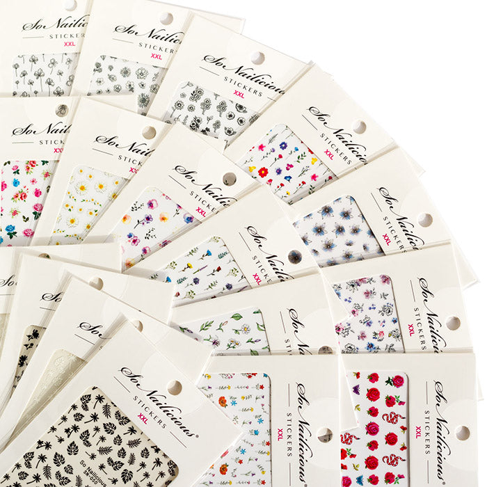 Designer Fashion Nail Stickers Set（12 Sheets）